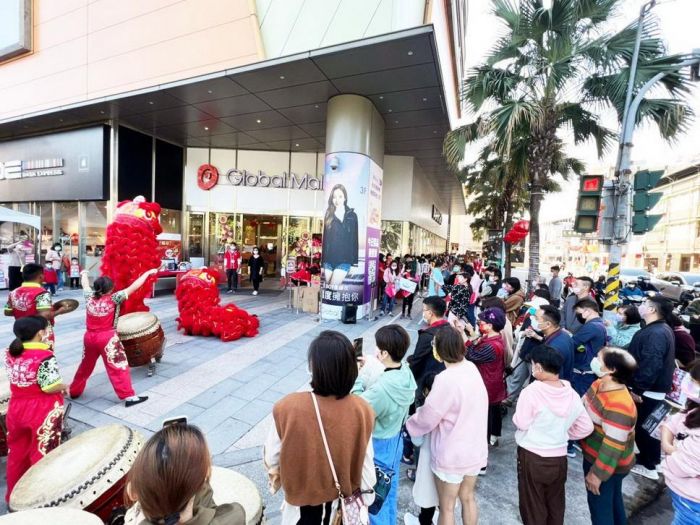 Global Mall屏東市春節湧人潮、買氣業績大增30%