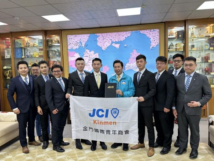 金門國際青商會拜會縣長陳福海 共談金門青年未來