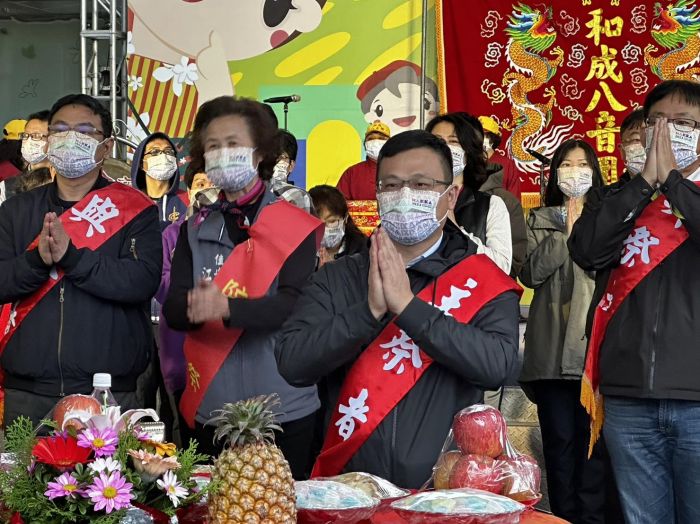 桃園天穿日祭天儀式　祈求市運昌隆國泰民安