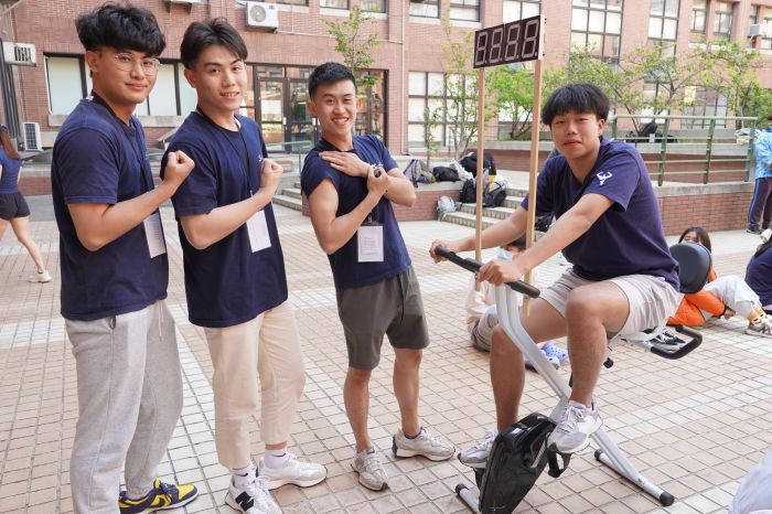 飛輪發電接力賽 大葉大學新生跨域合作培養團隊精神