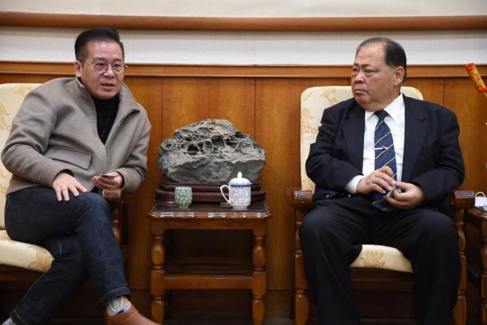 陳光復會見環保署稽查總隊長　爭取馬公蛋黃區經費