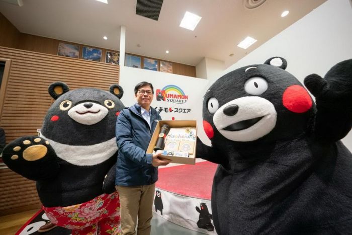 陳其邁攜高雄熊  為熊本熊慶生取經熊本IP萌經濟