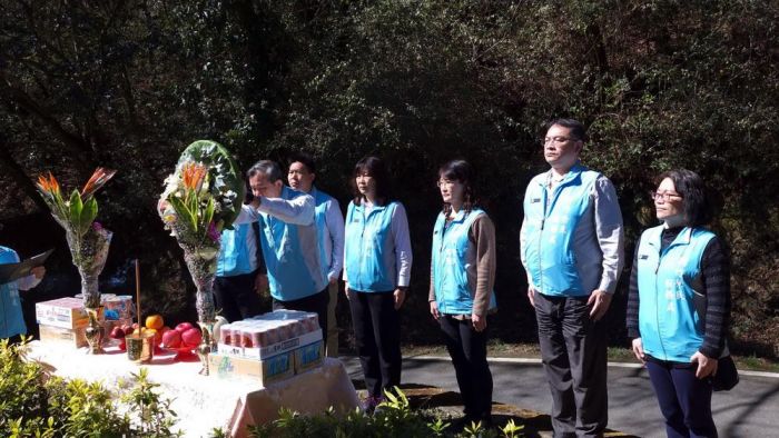 緬懷大鹿林道開拓殉難榮民 新竹榮服處辦理春祭奠禮
