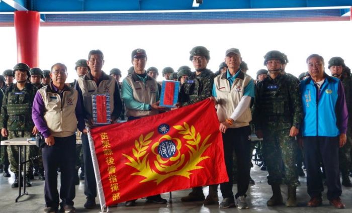 苗栗後輔中心慰問302旅教召訓練  凝聚後備動員力量