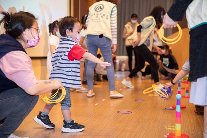 二基親子遊戲慶祝婦幼節 呼籲正確洗手避免腸病毒