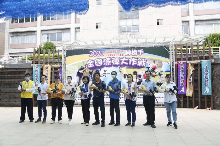全國漆彈大作戰 6縣市500位好手相聚社教館激戰搶勝