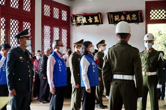 忠烈祠春祭國殤　謝淑亞率各界代表悼念致意