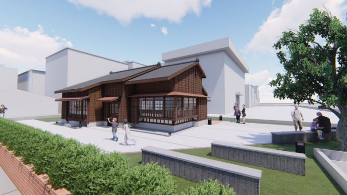 張麗善現勘歷史建築　挹注2117萬打造文學咖啡館