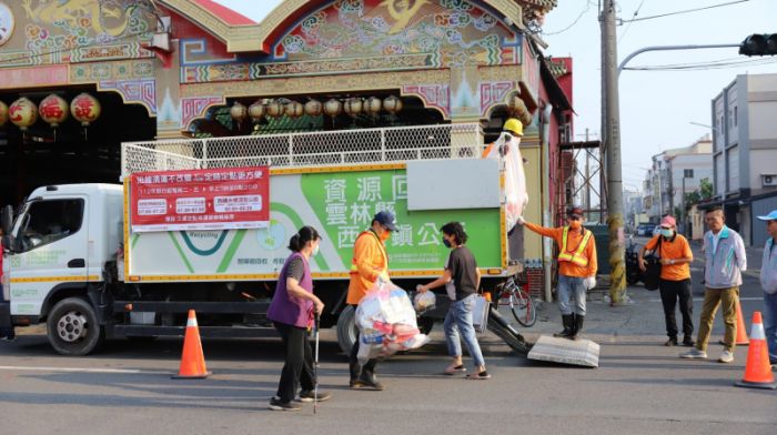 西螺鎮垃圾定時定點清運正式上路