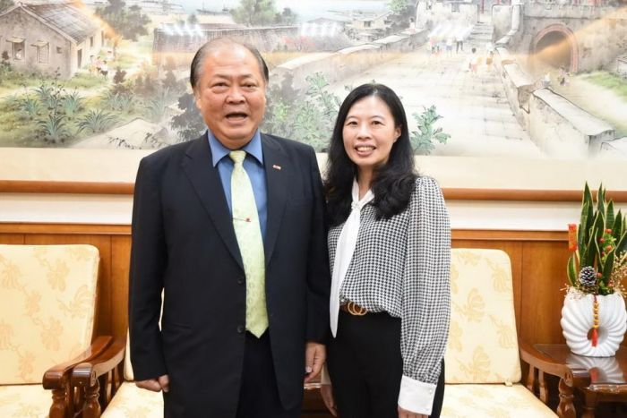 澎湖地檢署新任檢察長陳佳秀拜會陳光復