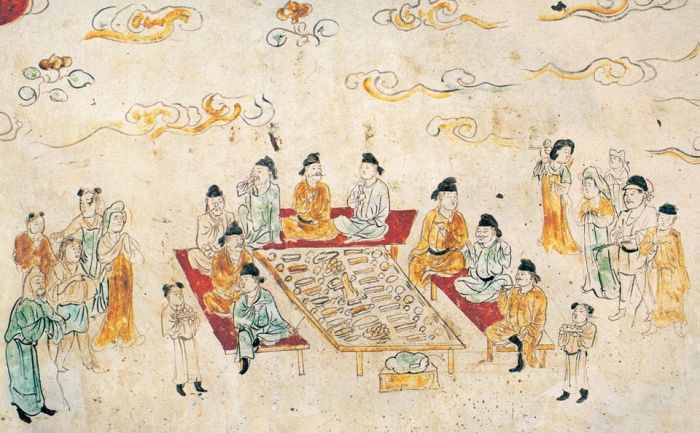 唐代壁畫首度航向浯島開展　金門再現唐人風采