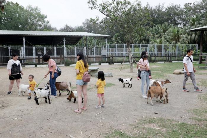 南市宣揚動物保育 黃偉哲與學童一同拾畫筆為動物園添繽紛色彩