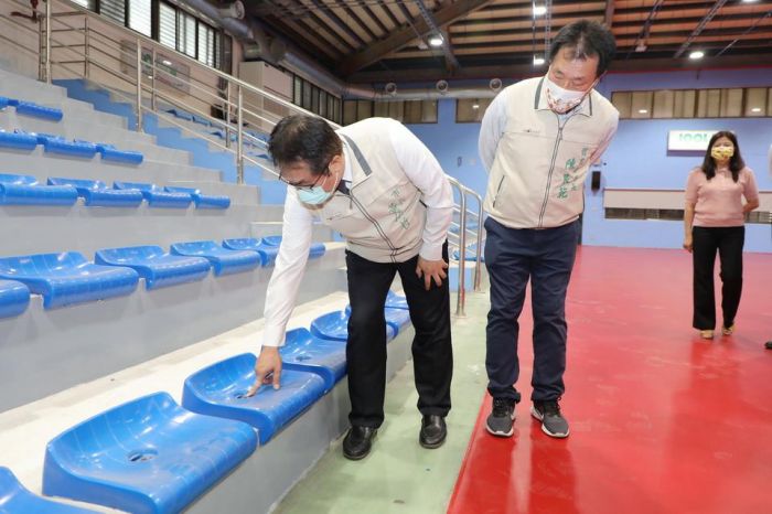 迎接全運會　黃偉哲市長開箱嶄新市立桌球館