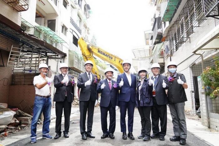 北市雙溪花園別墅海砂屋拆除祈福典禮　蔣萬安：迎接安居好宅