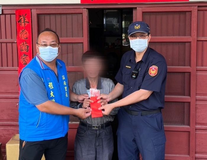 7旬翁脊傷經濟困難　和心警集結物資送暖