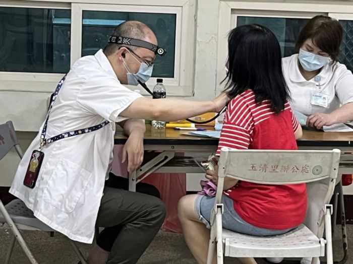 玉清宮香客大樓篩檢活動　部苗醫療團隊提供免費服務