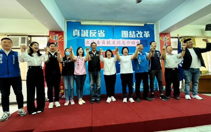 張秀華代表國民黨參選嘉義市立委 五星市長黃敏惠、多位議員到場力挺