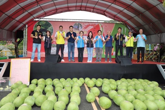 竹南鎮西瓜文化節登場　鄧桂菊推廣崎頂好西瓜