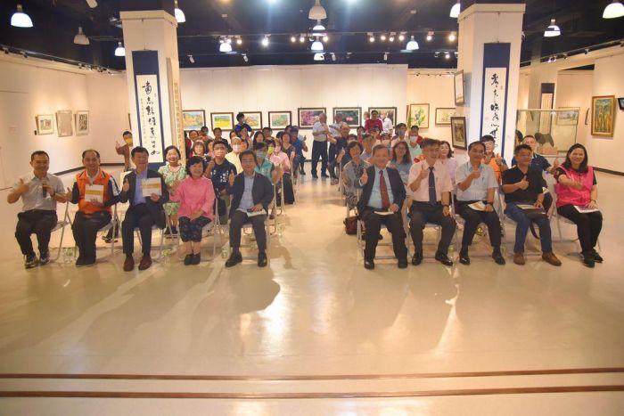 南投縣校長美術聯展開幕