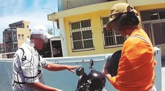外籍旅客游澎湖　機車沒電幸得員警協助