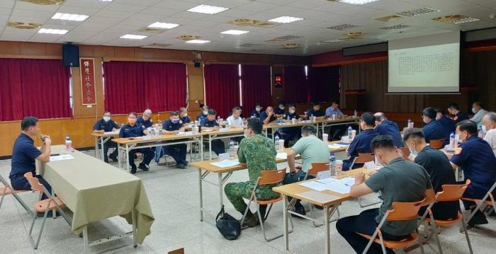 澎湖縣警察局召開萬安46號演習警衛整備會議