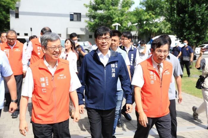 陳建仁視察國訓中心為選手加油打氣　祝台灣代表隊旗開得勝