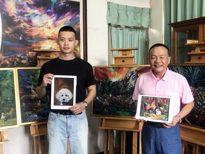 國際知名畫家陳明順父子作品  進軍國際展出