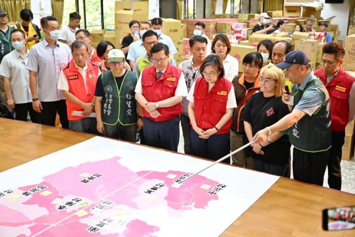 視察南投災情　蔡英文總統：全力支援災後重建