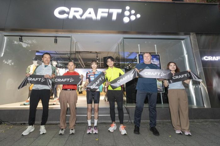 演藝圈好動份子郭彥均、黃沐妍     生動演繹CRAFT SPORTSWEAR極機能魅力