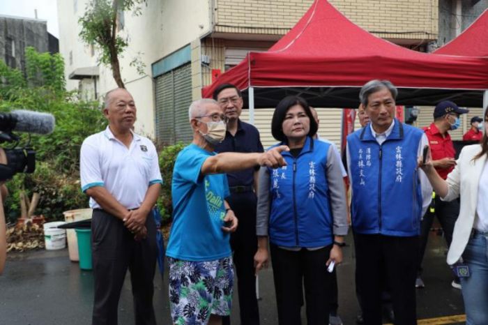 斗南鎮民宅祝融釀2死2傷　張麗善勘災全力協助家屬善後