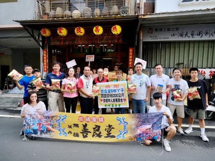 宮廟普渡拜奶粉轉捐植物人　以功代金環保做公益