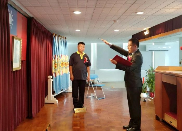 澎湖縣榮民服務處新任處長黃信仁布達宣誓典禮