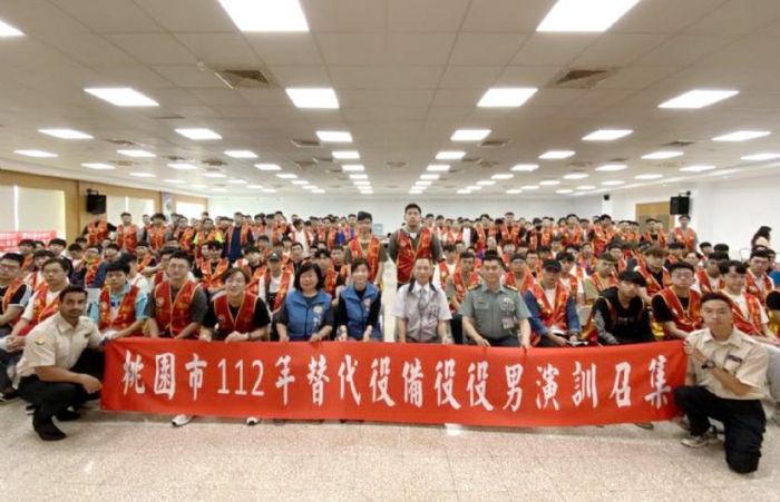 桃園市替代役備役演訓召集登場　強化救護備援能量　