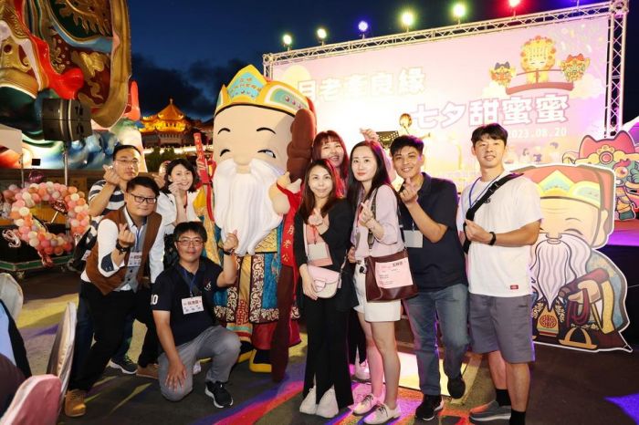 台南聖母廟月老星君牽良緣 360人浪漫聯誼約會