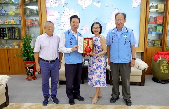 國產署金馬辦主任輪調返臺拜會陳福海
