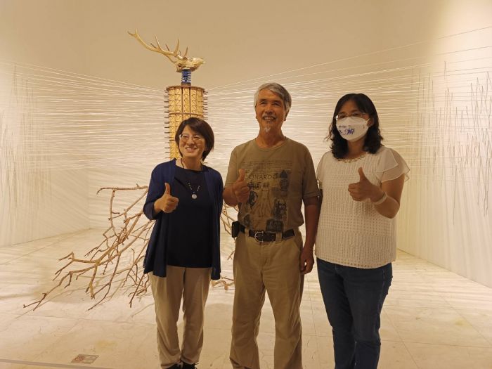 「星海一線情-黃步青個展」呈現藝術家生命厚度  全新裝置藝術〈想飛之鹿〉首亮相