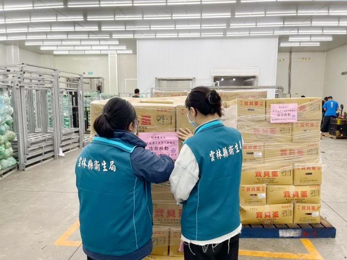 西螺冷鏈倉儲查獲有「冷凍殺菌液蛋」產品　衛生局移請後續查察