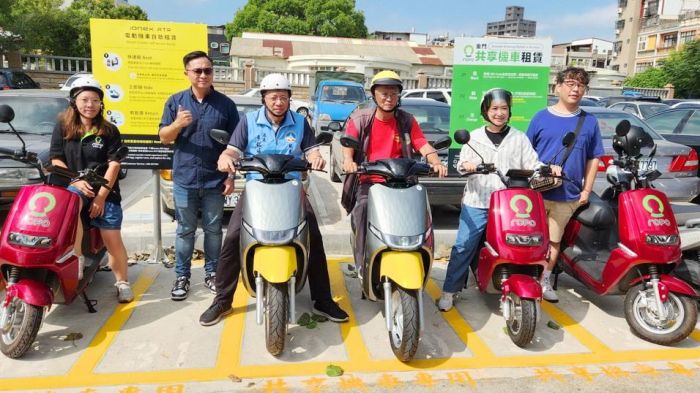 金門縣首推電動共享運具　6處服務點即日起啟用