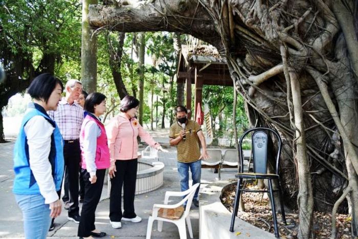 北港運動公園設施損壞　張麗善會勘允諾整修公共設施