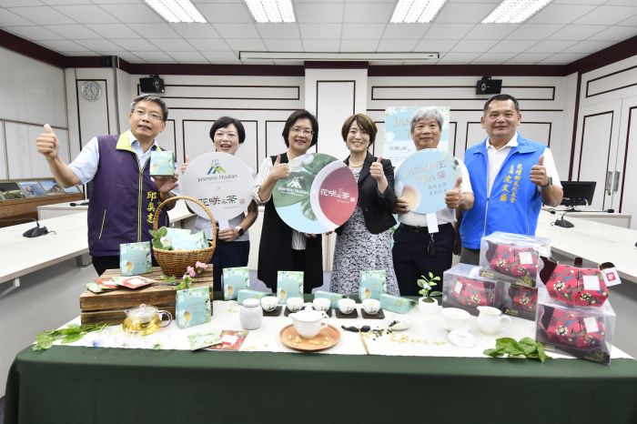 彰化花壇茉莉花茶飄香國際 與日本公司推出聯名商品