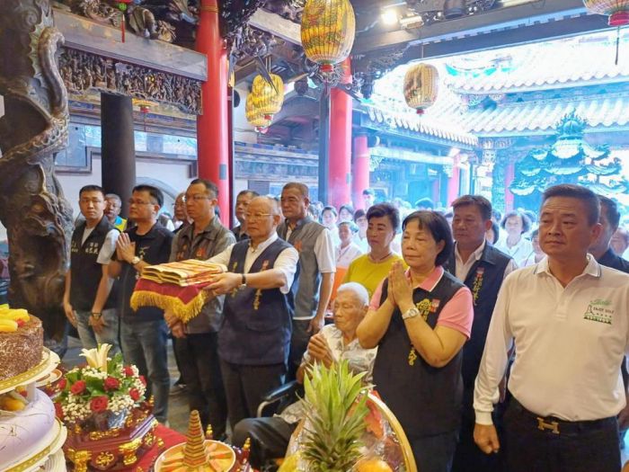 新港奉天宮開臺媽祖契子女 中秋回宮大團圓