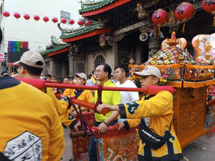 南瑤媽安座臨時行宮 南瑤宮41尊主配祀神出火
