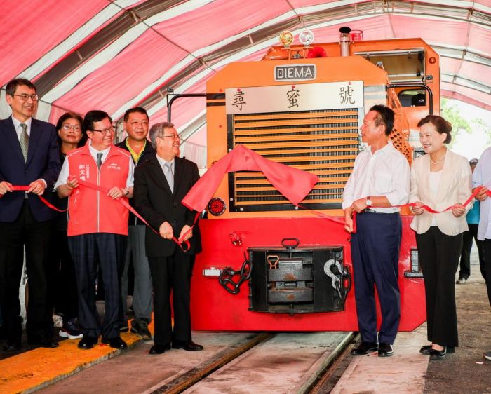 蒜頭糖廠五分車通車典禮 高鐵至故宮南院觀光鐵路全線開通