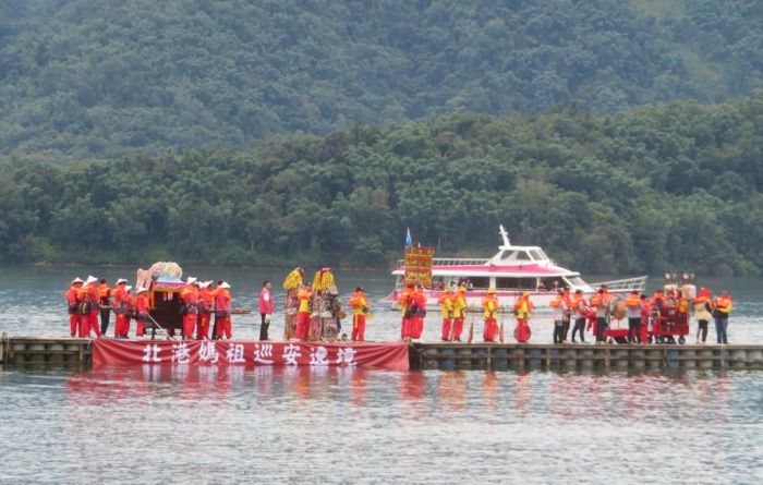 魚池鄉首創陸海空北港媽祖3D遶境賜福神聖之旅