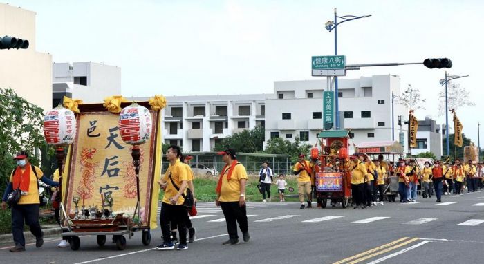 嘉義天后宮「行百里心香路」懿駕回鑾安座 祈求國泰民安