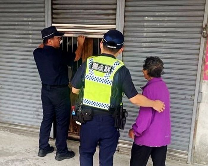 八旬婦購物迷途　西螺警確定身分送返家