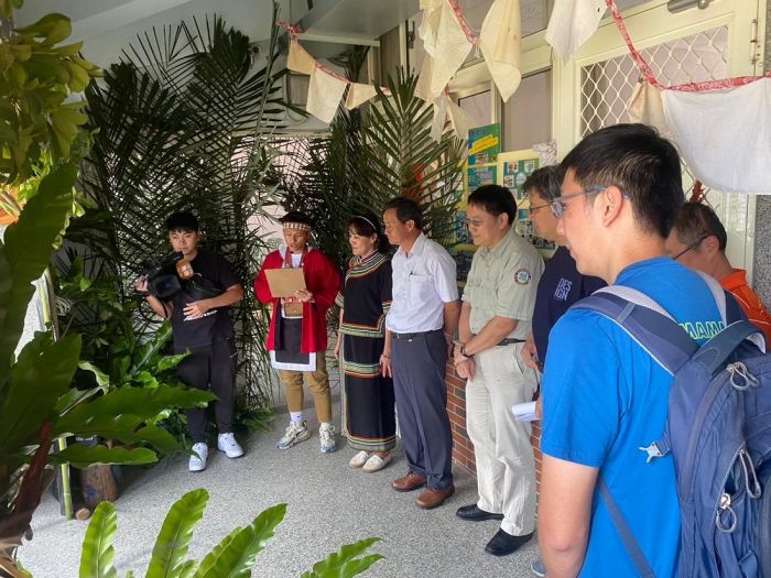 國產材傳承原民文化  久美小米倉圖書室動工
