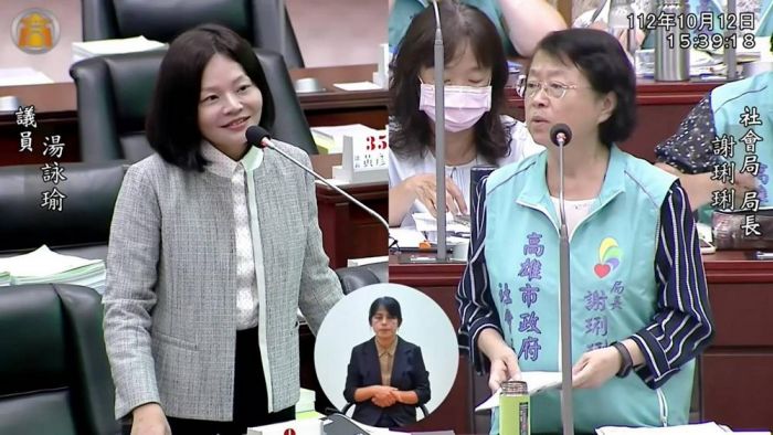 高市議員湯詠瑜質詢推動友善為孕產婦 樂活銀髮族 勞工安全