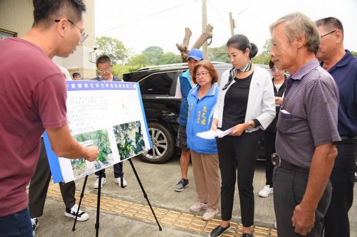 防止民眾掉入草屯水圳   許淑華決定裝設護欄