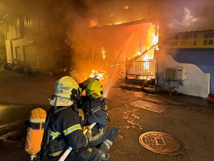  屏東一家刺青店發生火警  夫妻一死一傷